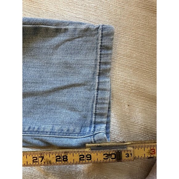 J Jill Jeans Womens 6 Tall Authentic Fit Slim Ankle Light Wash Blue Denim Pants - Picture 6 of 7